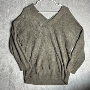 Barefoot Dreams, V-Neck, Pullover Sweater, Brown Size, Medium, Soft, Cozy ￼